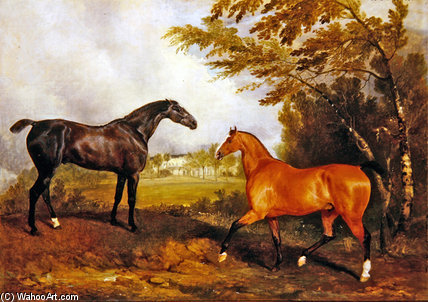 Equestrian Scene — Richard Barrett Davis