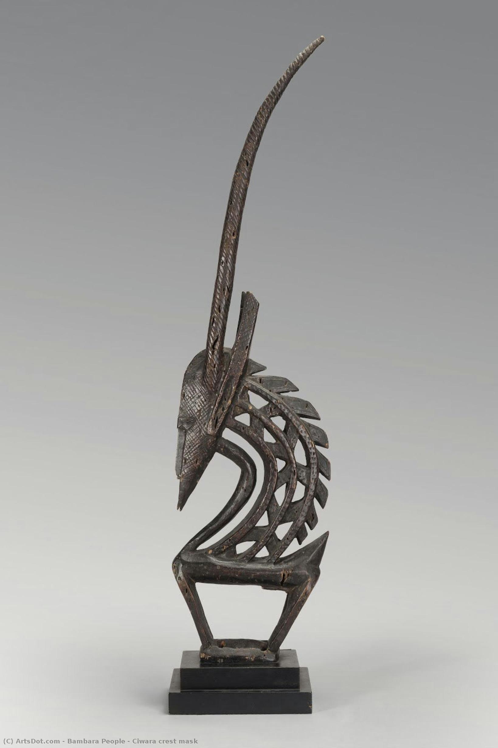 Ciwara Crest Mask — Bambara People