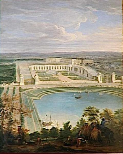 Vue De L'orangerie — Jean-baptiste Martin (martin Des Batailles)