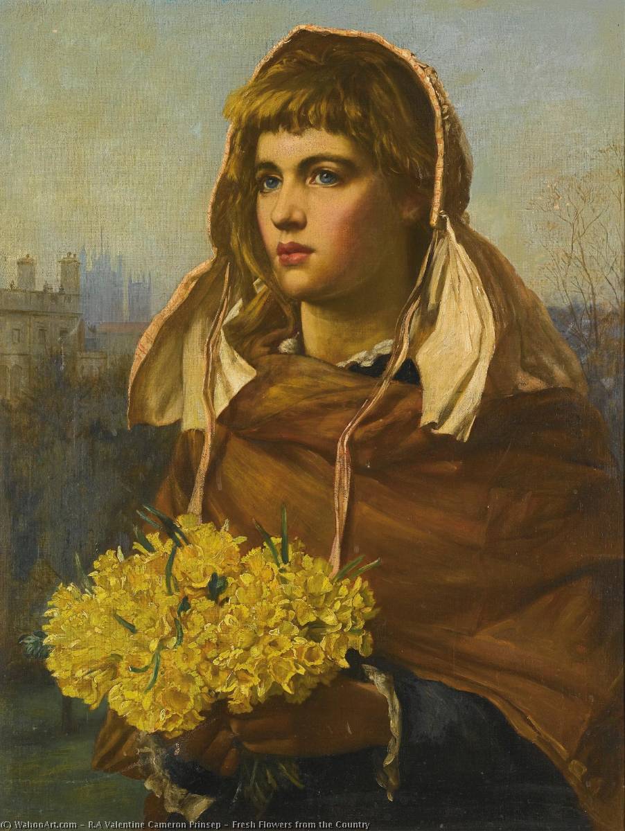 Fresh Flowers From The Country — Valentine Cameron Prinsep