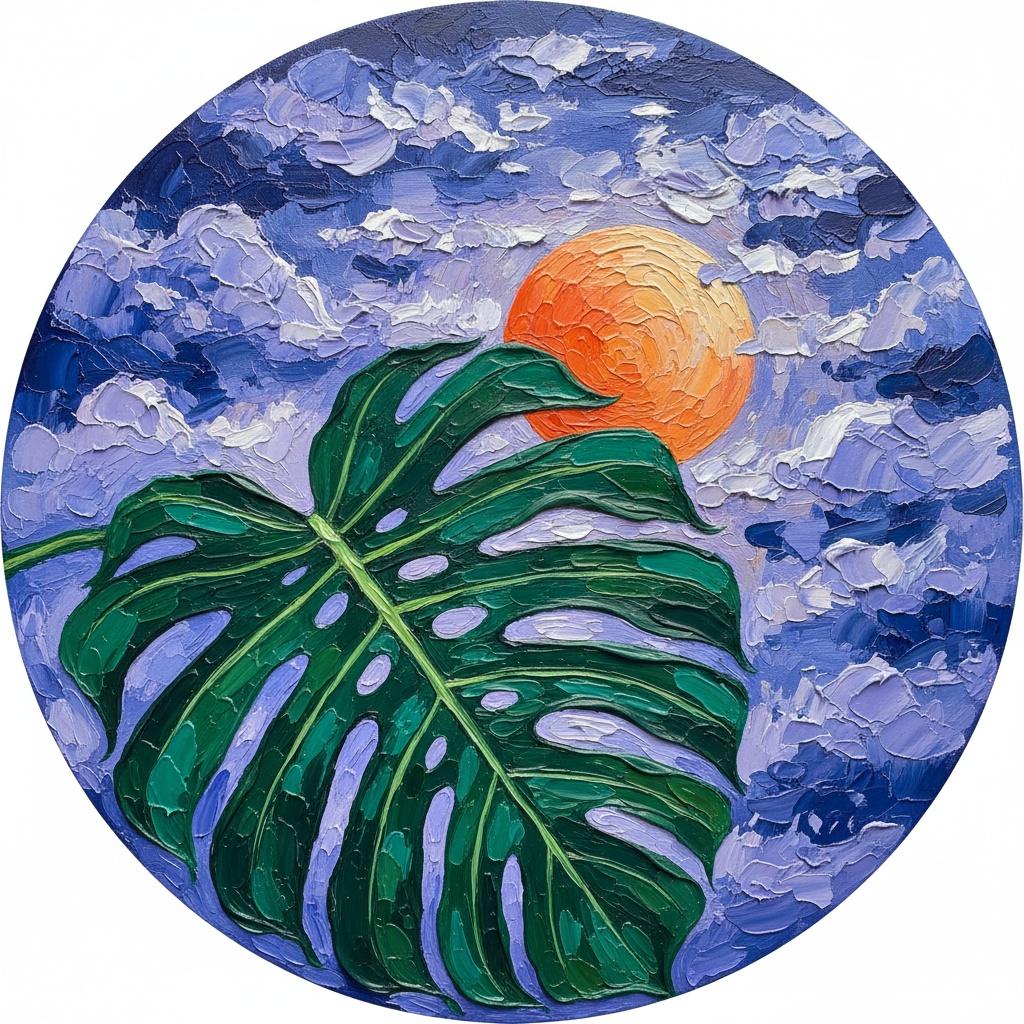 Celestial Verdure: A Monumental Symphony Of Emerald Foliage And Solar Radiance — David Moreau