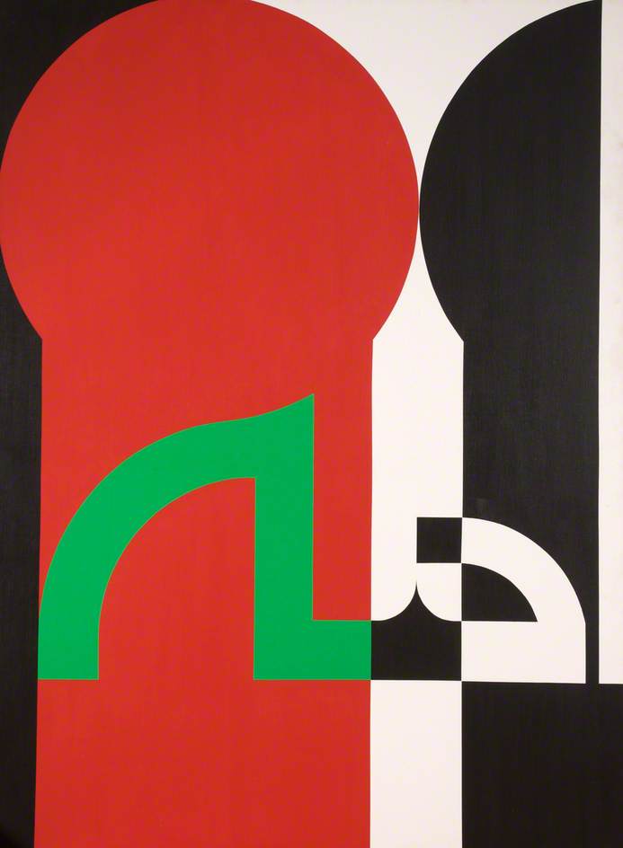 Intifada (diptych, Left Panel) — Bashir Makhoul