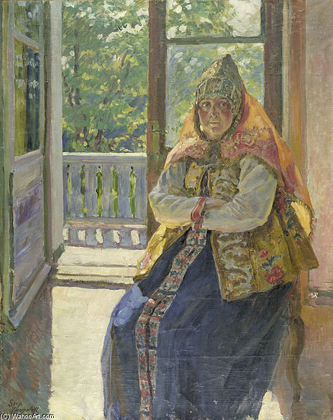 Women In Baltic Costume — Sergey Arsenievich Vinogradov