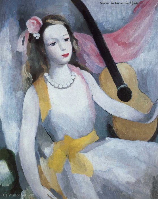 Femme À La Guitare (1940) — Marie Laurencin