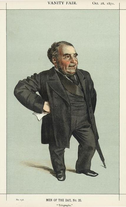 Caricature Of John Pender — Jacques Joseph Tissot
