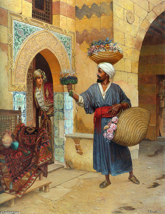 The Flower Seller — Rudolph Ernst
