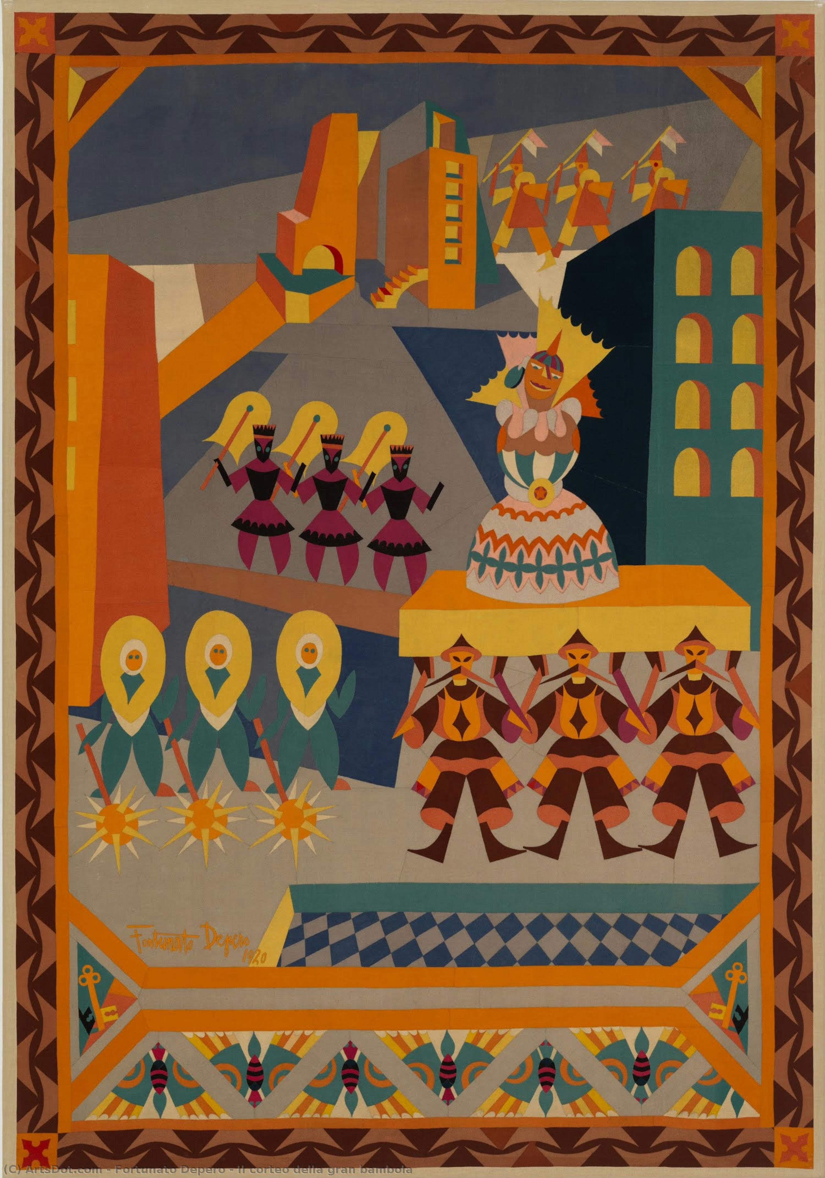 Il Corteo Della Gran Bambola — Fortunato Depero