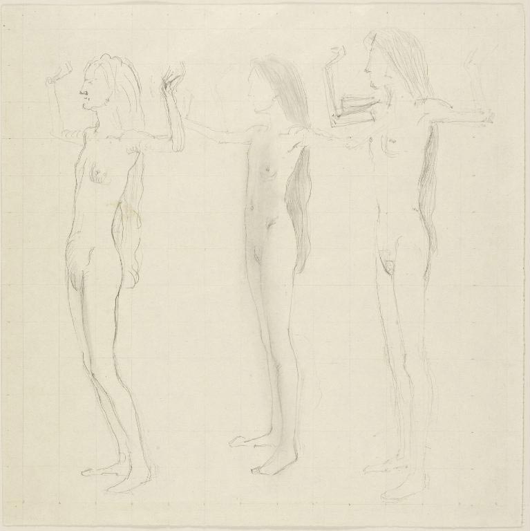 Study For ''day'' — Ferdinand Hodler