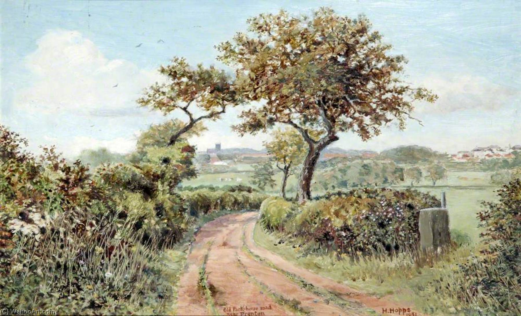 Old Pack Horse Road, Near Prenton, Wirral — Harold Hopps