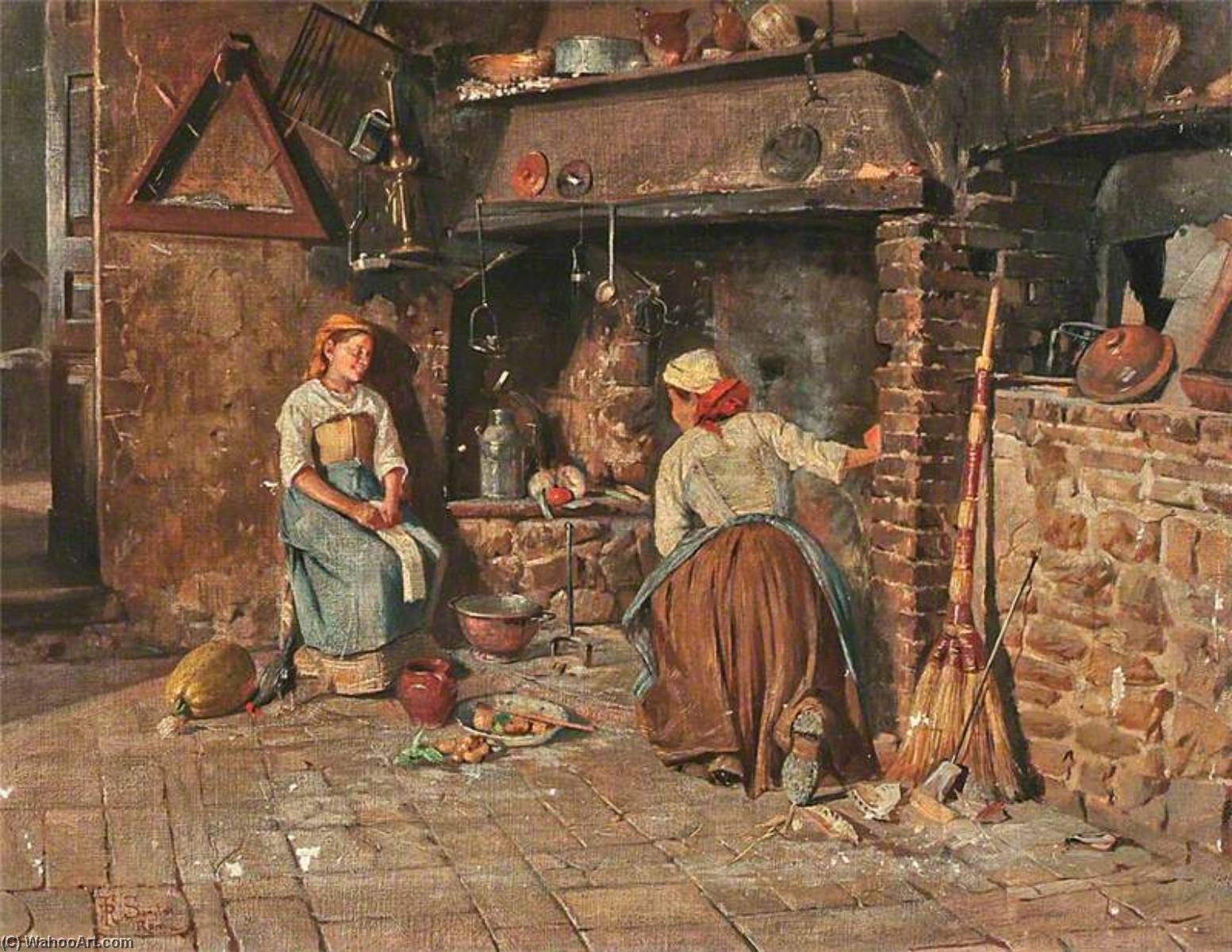 Interior Of An Italian Cottage — Rubens Santoro