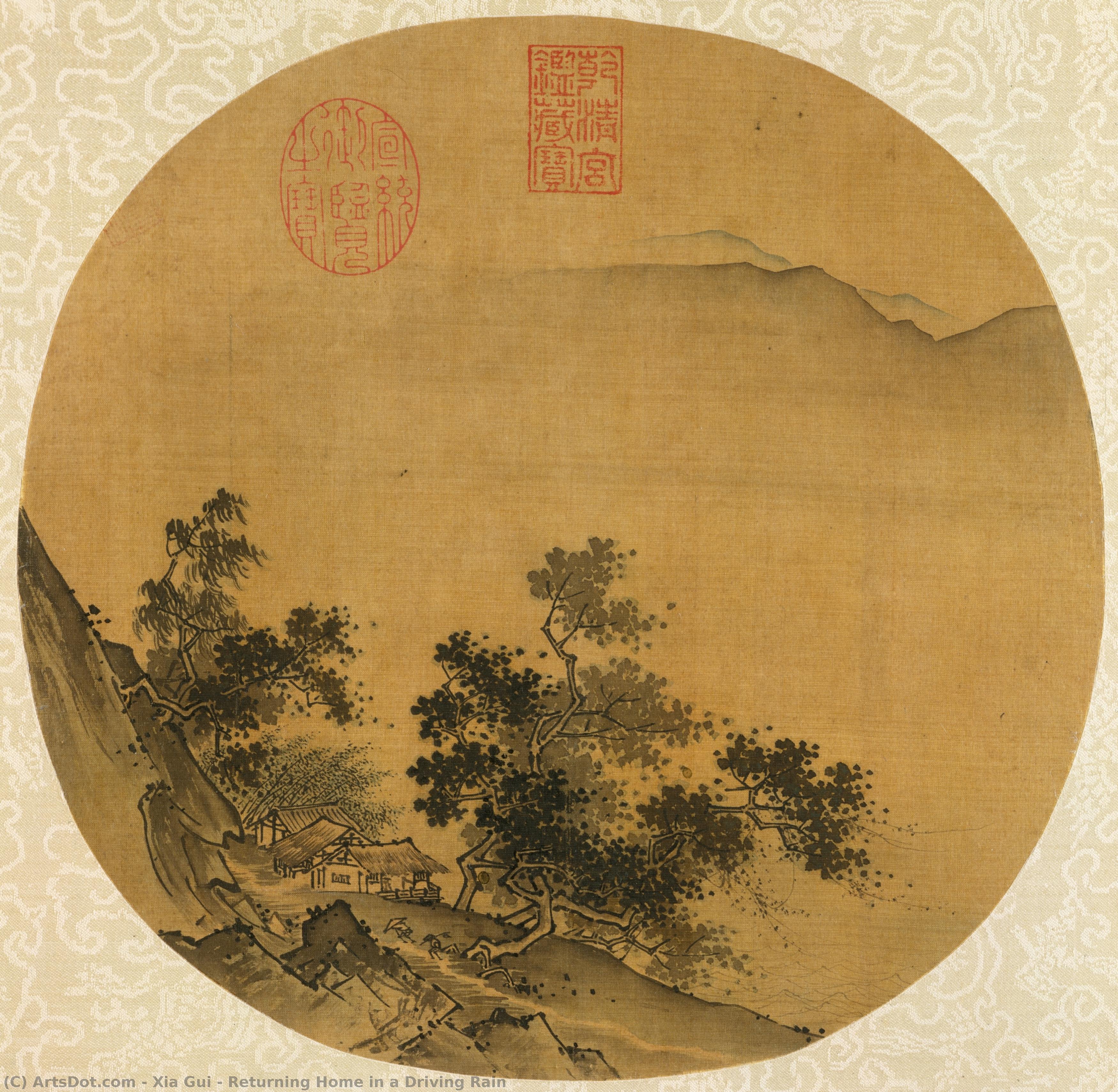 Returning Home In A Driving Rain — Xia Gui