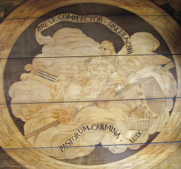 Marquetry Of The Bureau Du Roi — Cesare Ripa