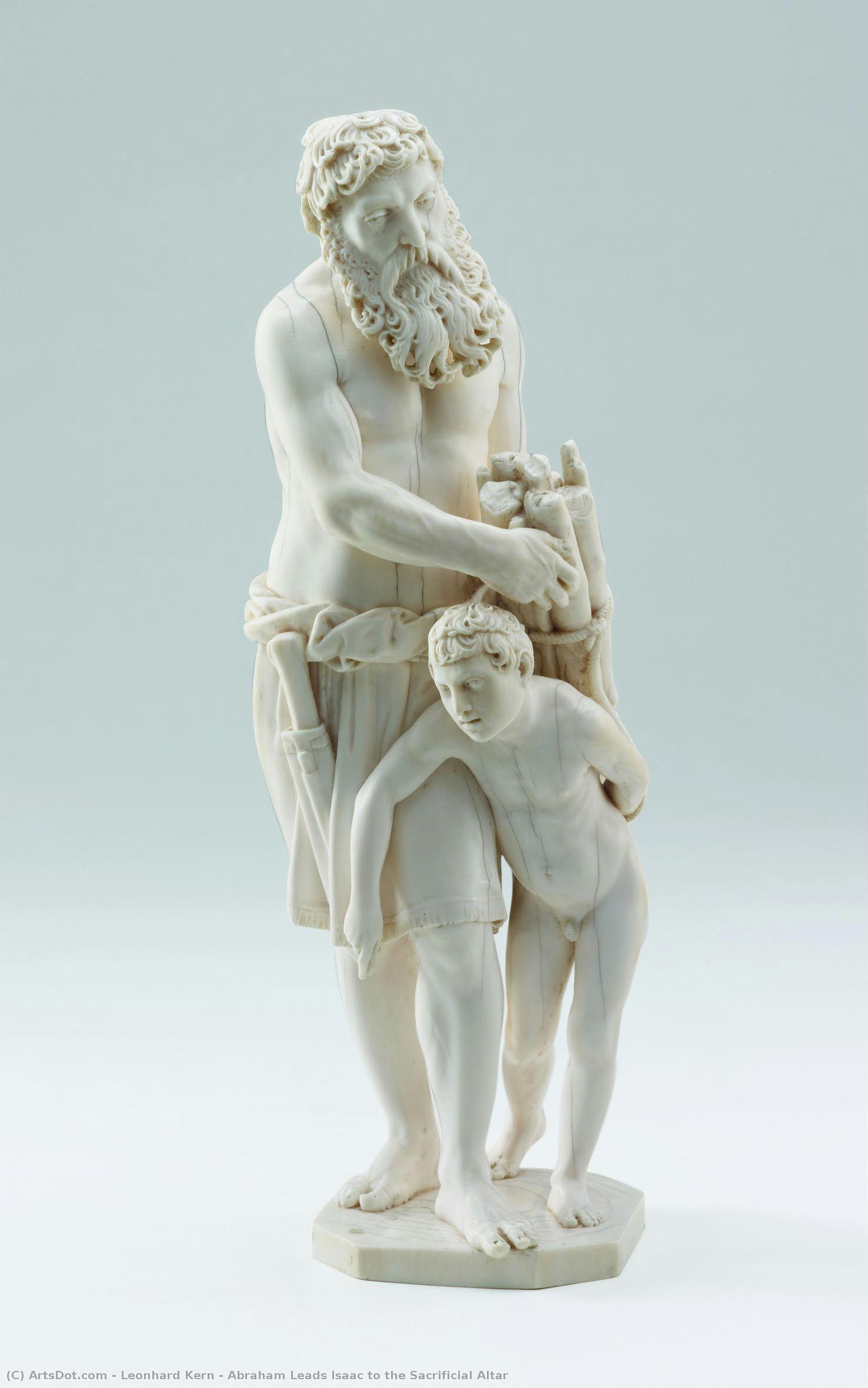 Abraham Leads Isaac To The Sacrificial Altar — Leonhard Kern