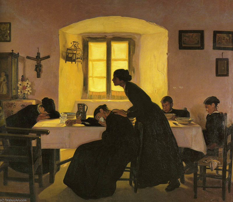 Familia Llorando — Eduardo Chicharro Agüera