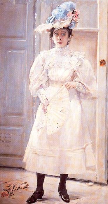 Portrait Of His Niece Maria Ramos Rome — José Villegas Cordero