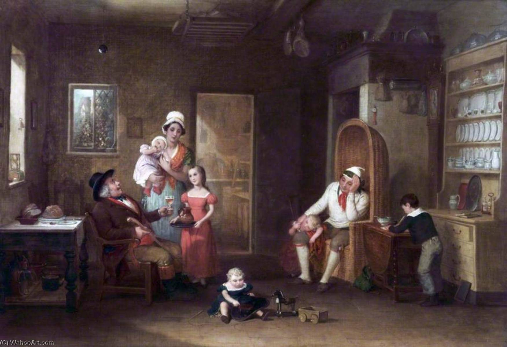The Progress Of Intemperance Sick And Repentant — Edward Villiers Rippingille