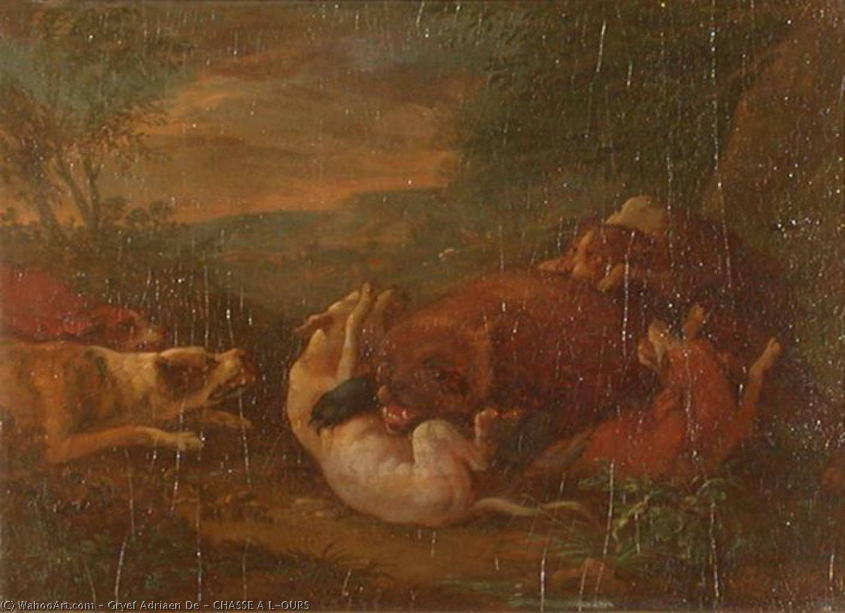 Chasse A L'ours — Adriaen De Gryef