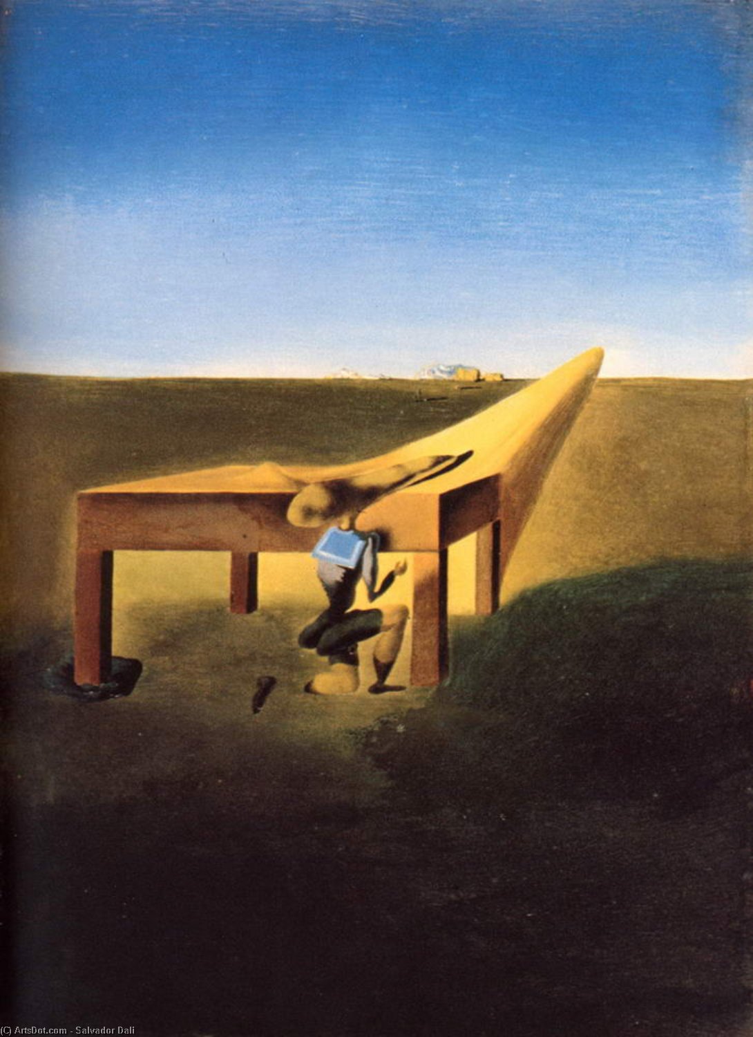 Ich Als Das Grashüpferkind Im Alter Von Zehn Jahren — Salvador Dalí