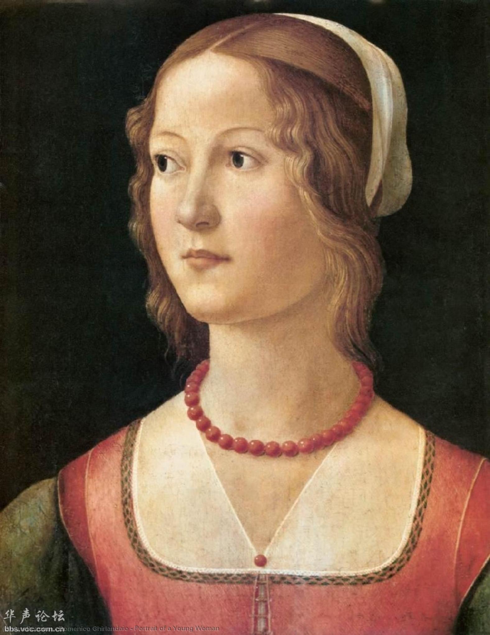Portrait Of A Young Woman — Domenico Ghirlandaio
