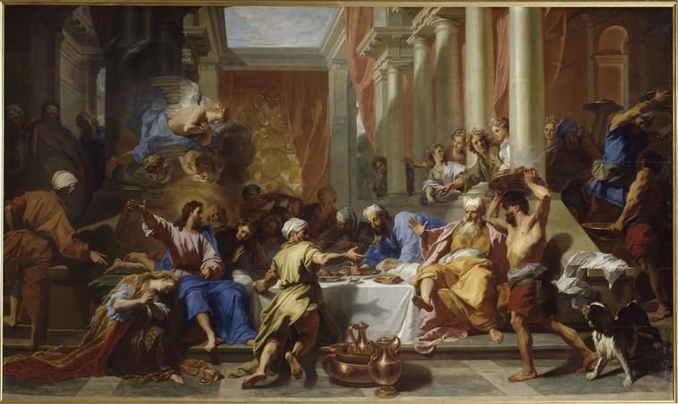 Jesus Chez Simon Le Pharisien — Jean Baptiste Jouvenet