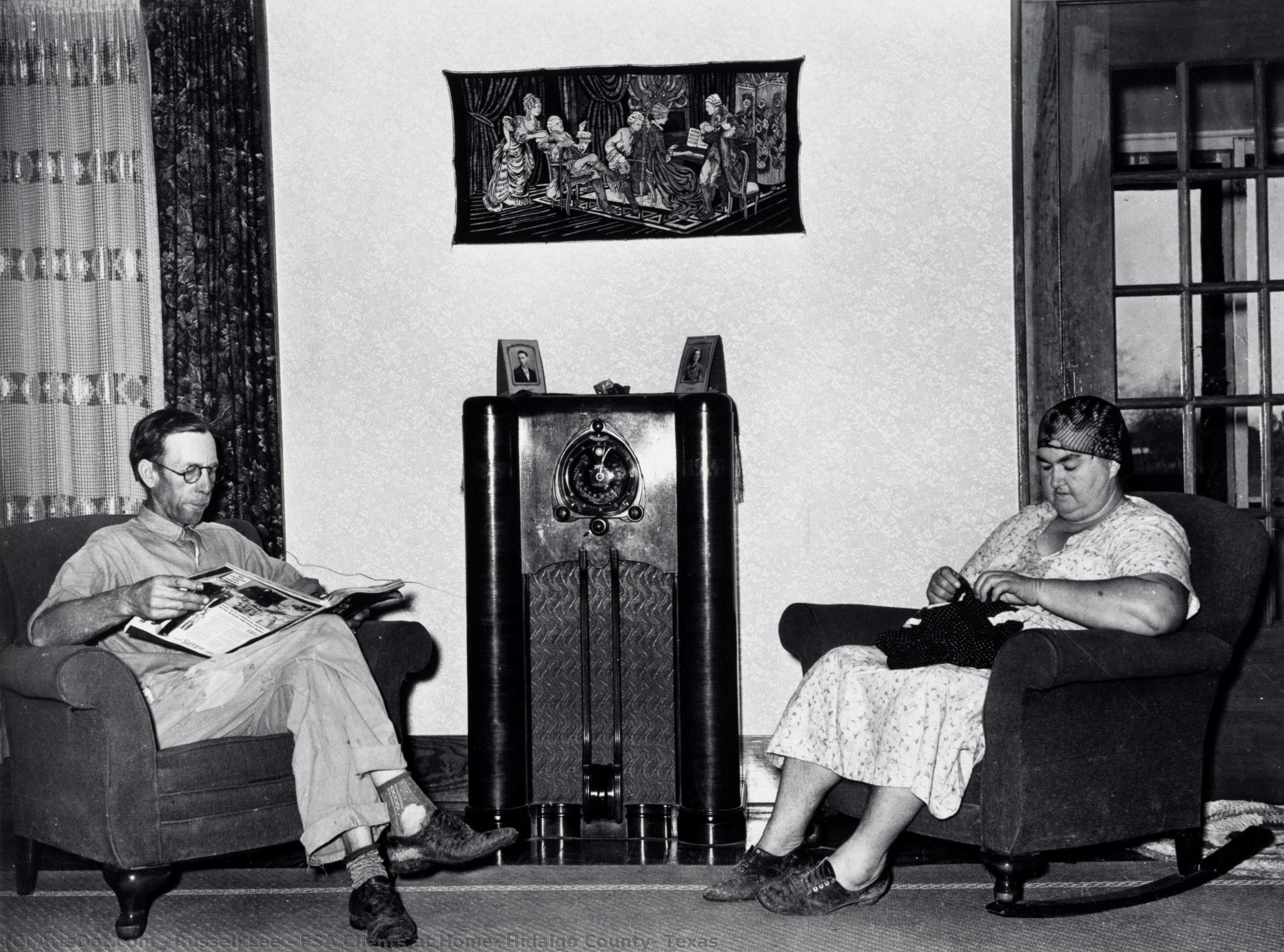 Fsa Clients At Home, Hidalgo County, Texas — Russell Lee