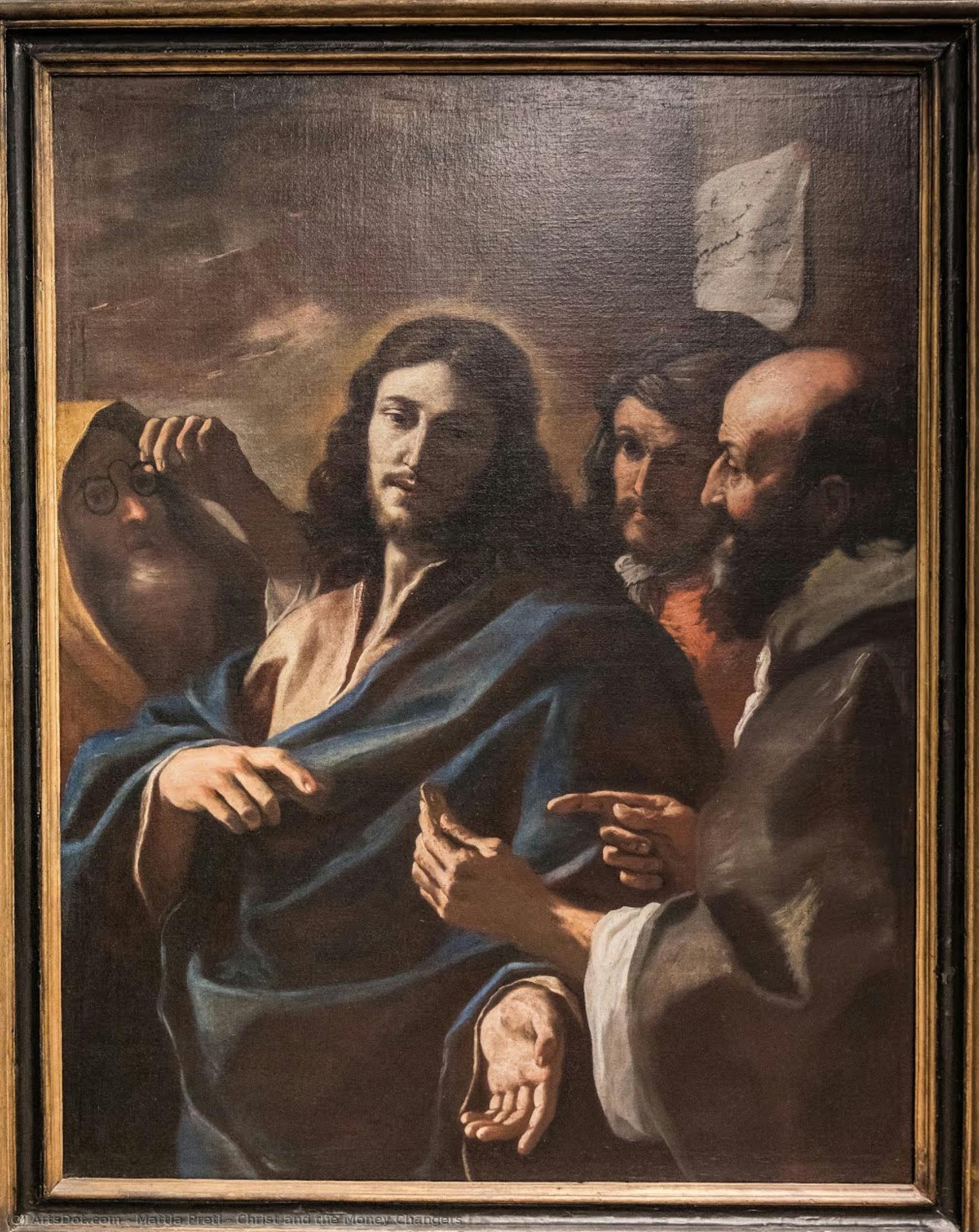 Christ And The Money Changers — Mattia Preti