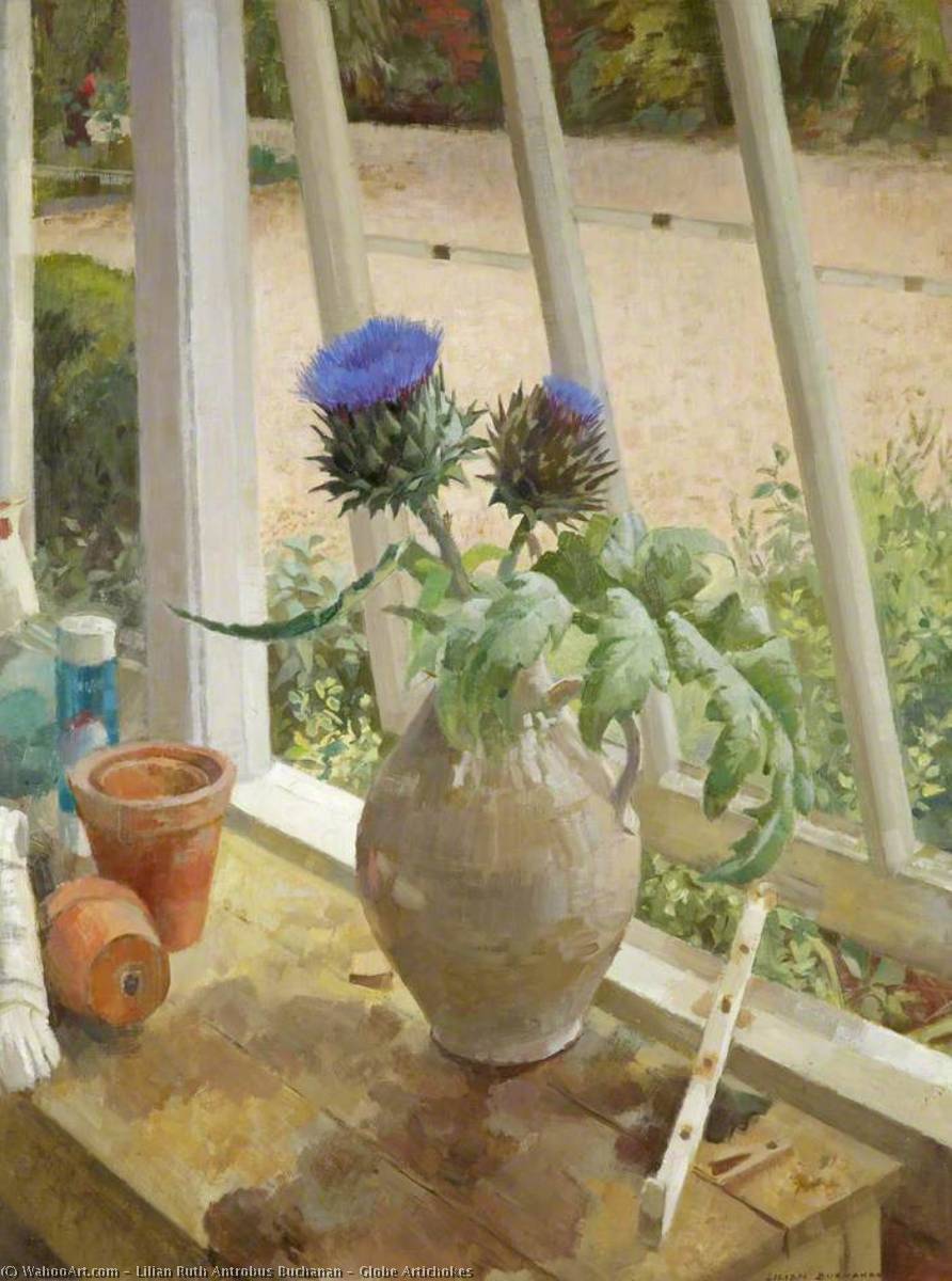 Globe Artichokes — Lilian Ruth Antrobus Buchanan