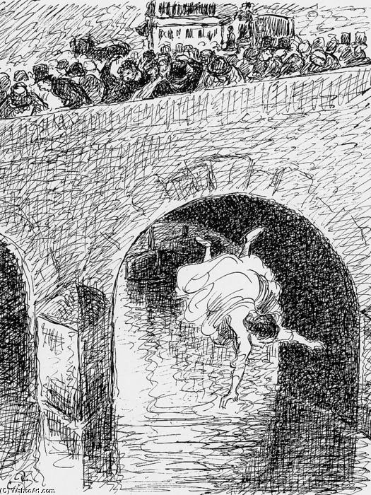 Suicide Of An Abandoned Woman — Camille Pissarro