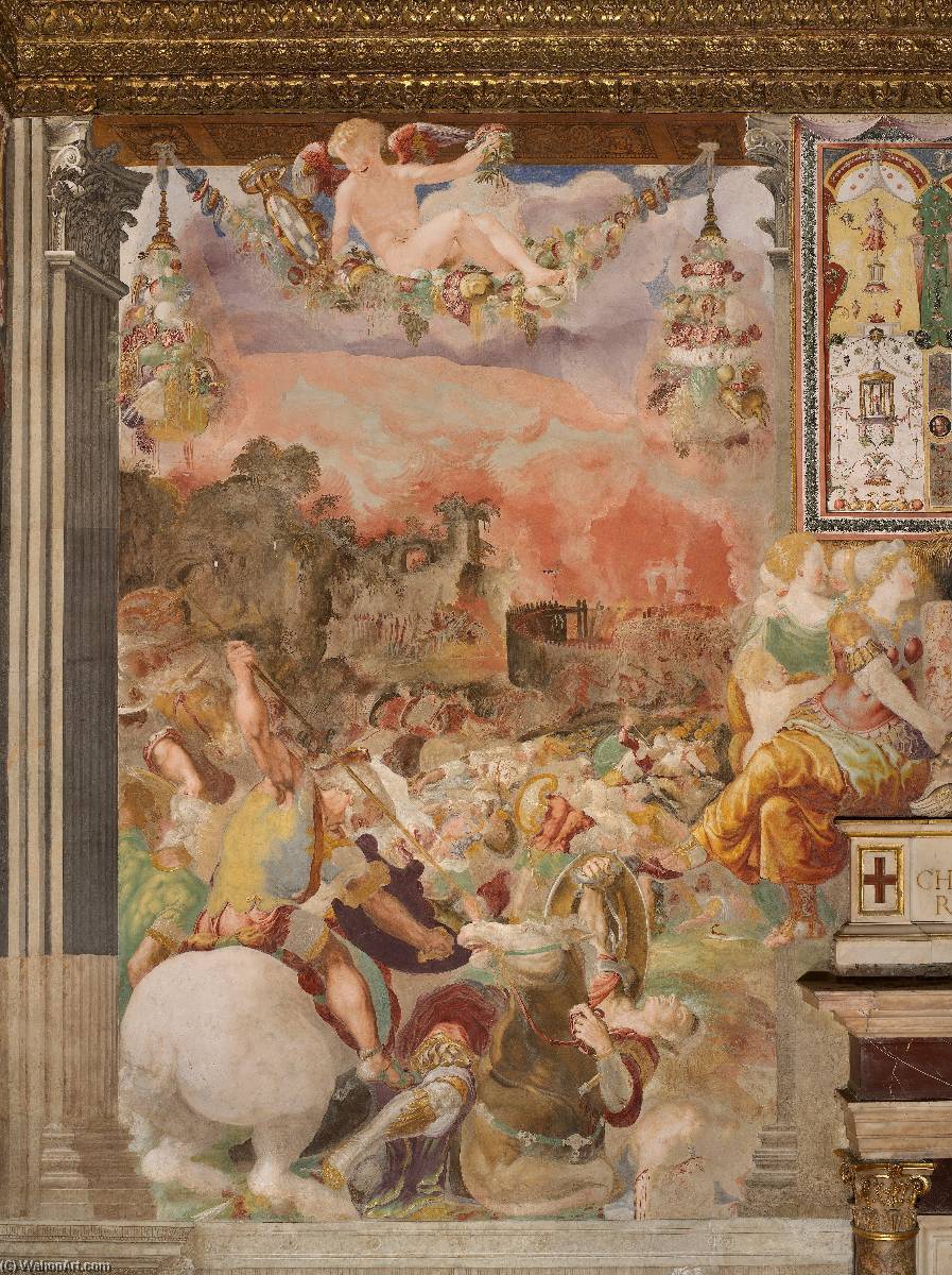 The Rout Of The Volscii — Francesco De' Rossi