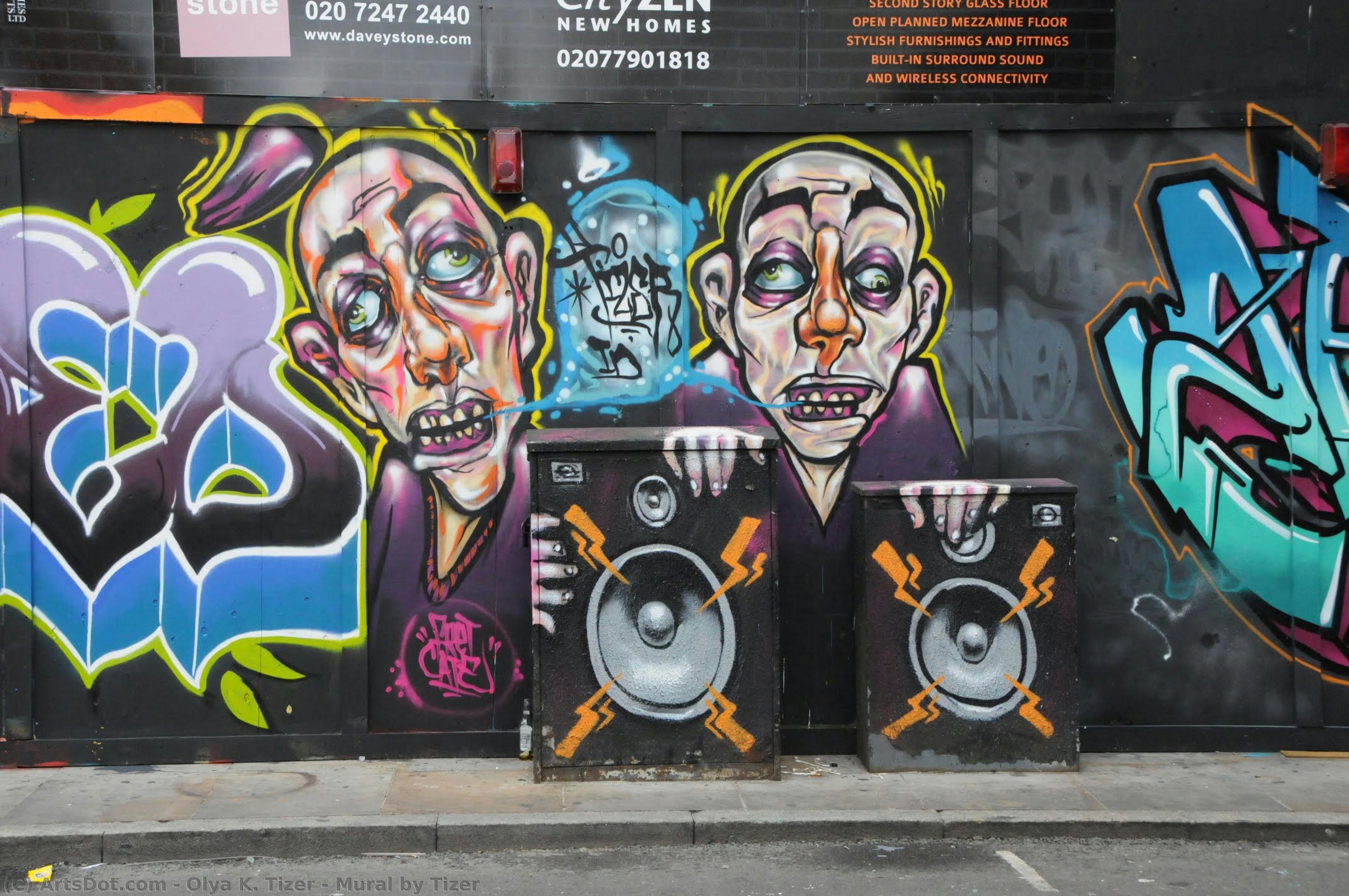 Mural By Tizer — Olya K. Tizer