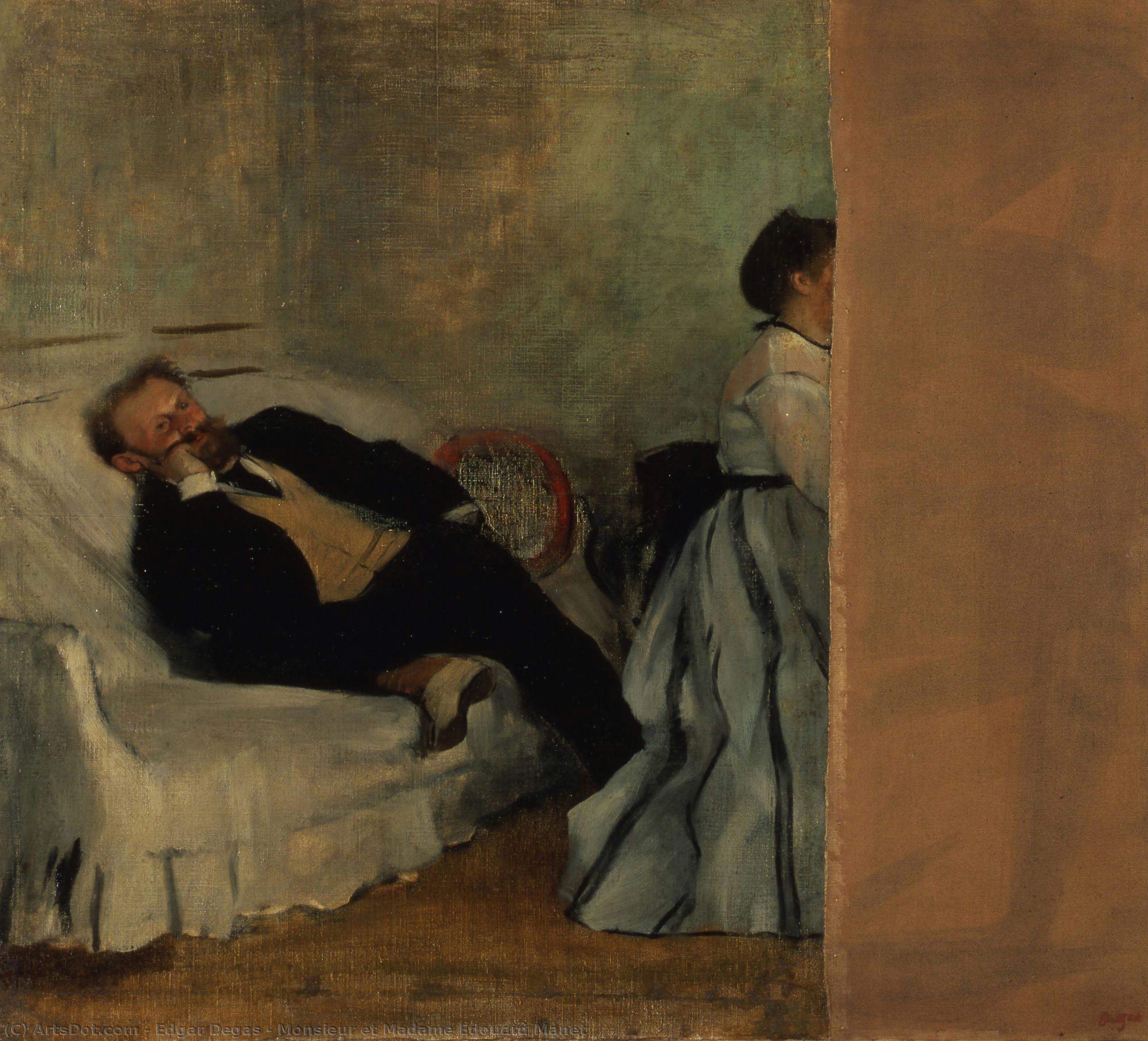Monsieur Et Madame Edouard Manet — Hilaire-germain-edgar Degas