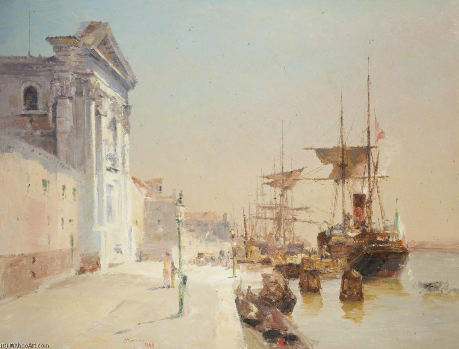 A Quay Scene, Venice — Джон Миллер Николсон