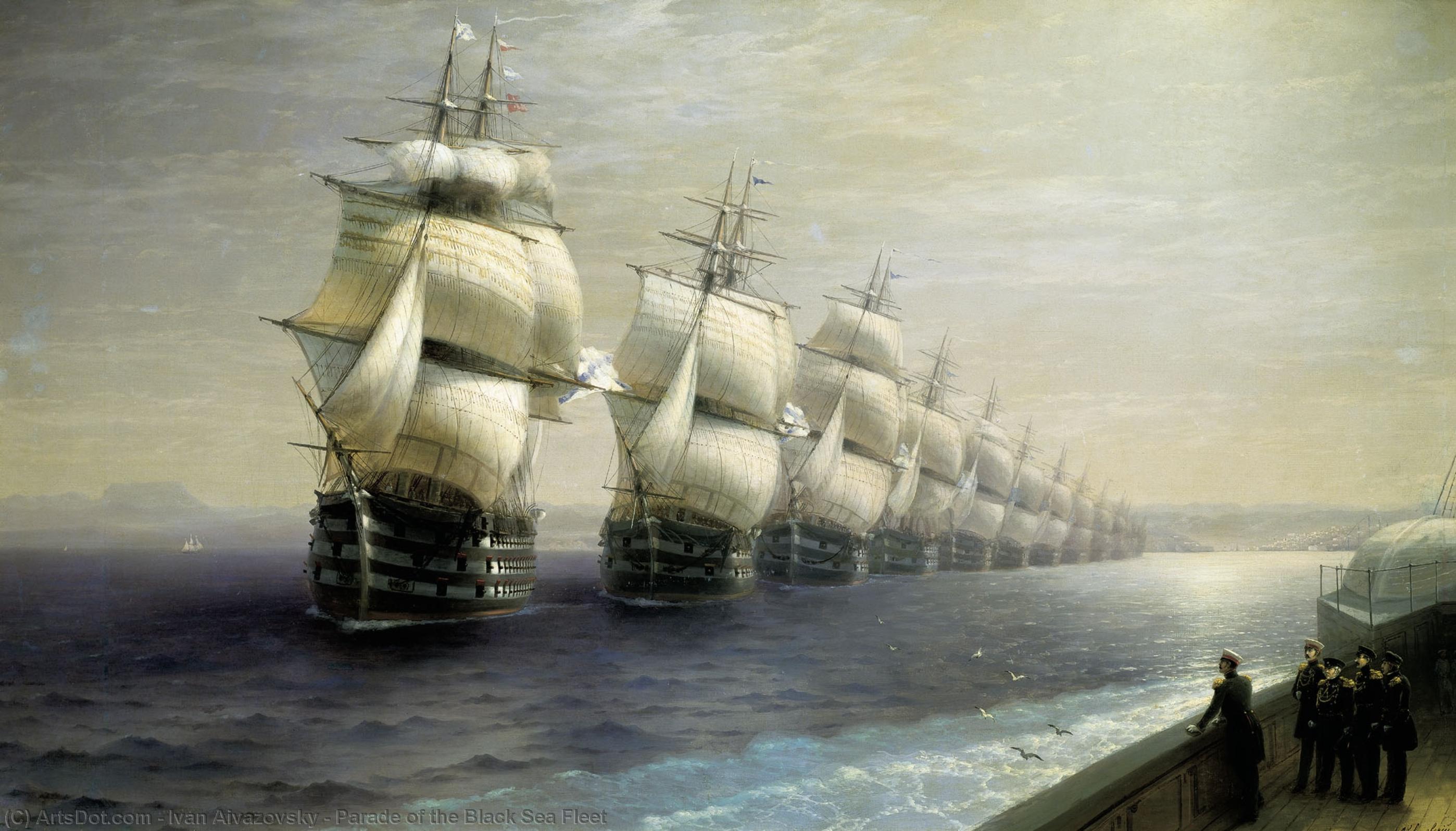 Parade Of The Black Sea Fleet — Ivan Konstantinovich Aivazovsky