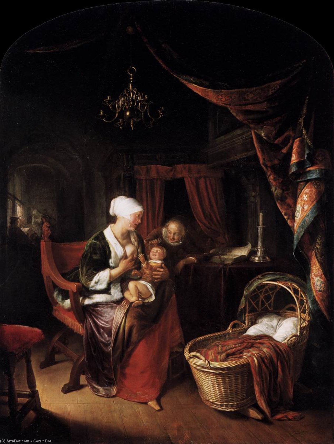 The Young Mother — Геррит Доу
