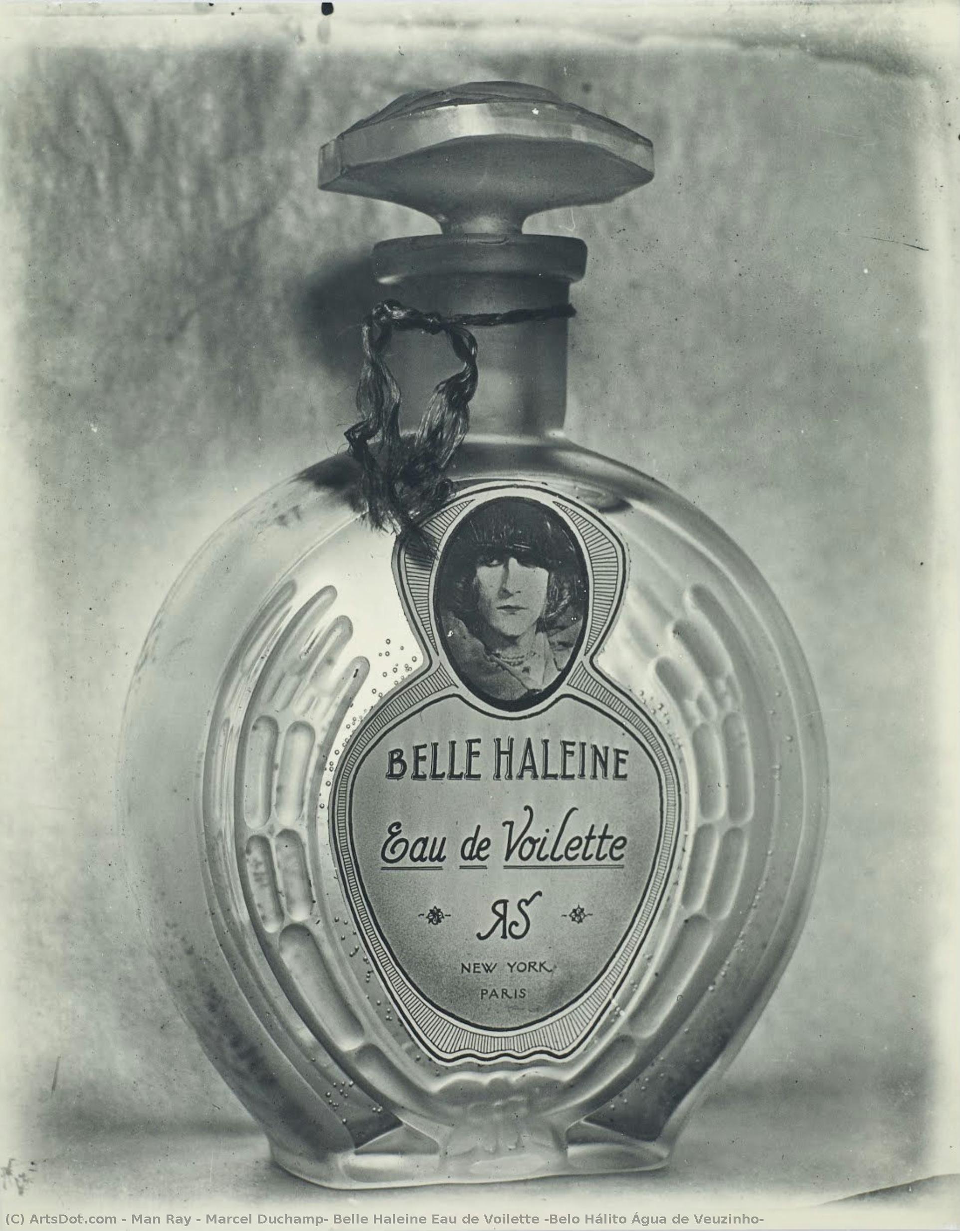 Marcel Duchamp, Belle Haleine Eau De Voilette [belo Hálito Água De Veuzinho] — Man Ray