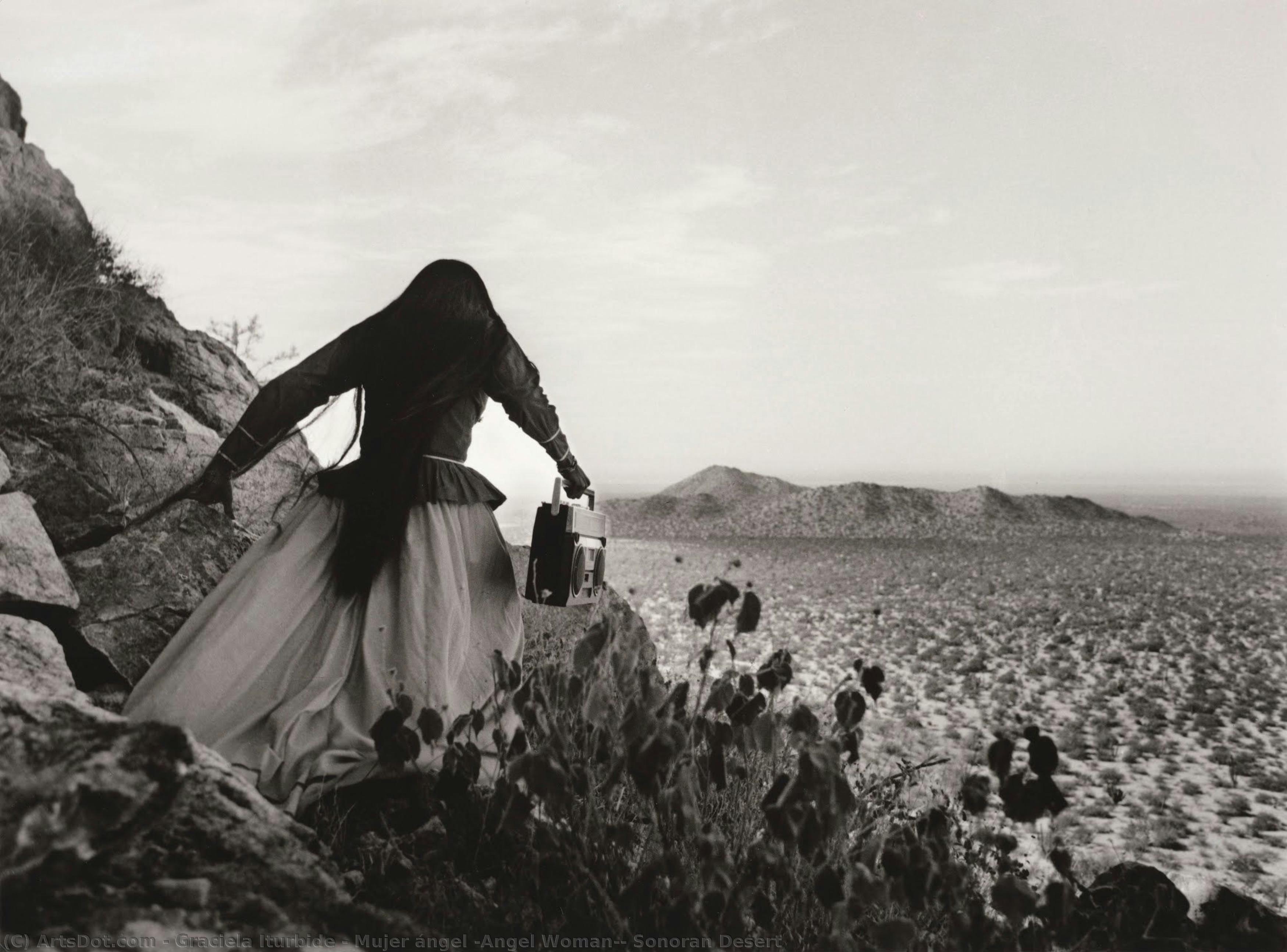 Mujer Ángel (angel Woman), Sonoran Desert — Graciela Iturbide