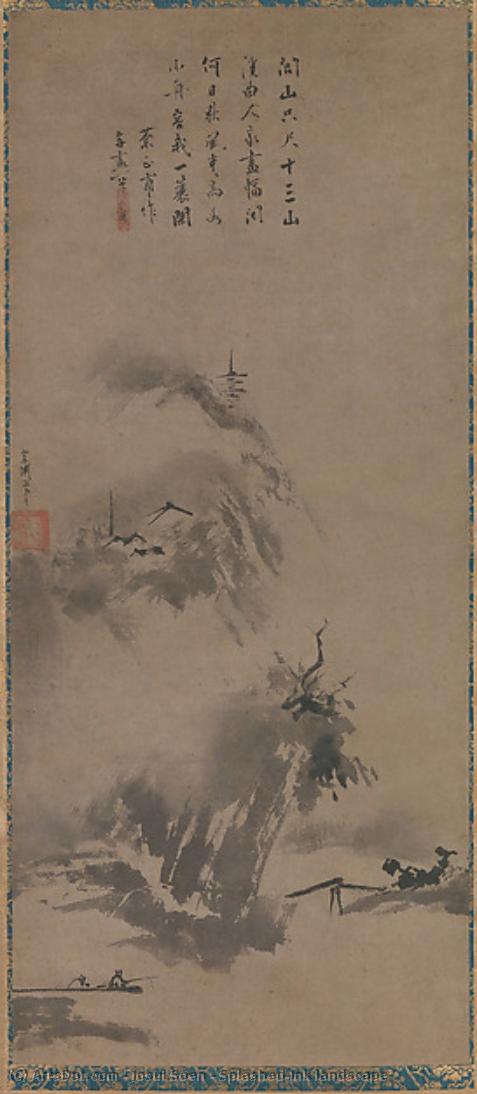 Splashed-ink Landscape — Josui Sōen