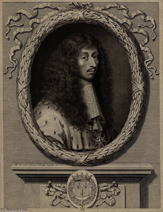 Portrait Of Louis Ii De Bourbon — Robert Nanteuil