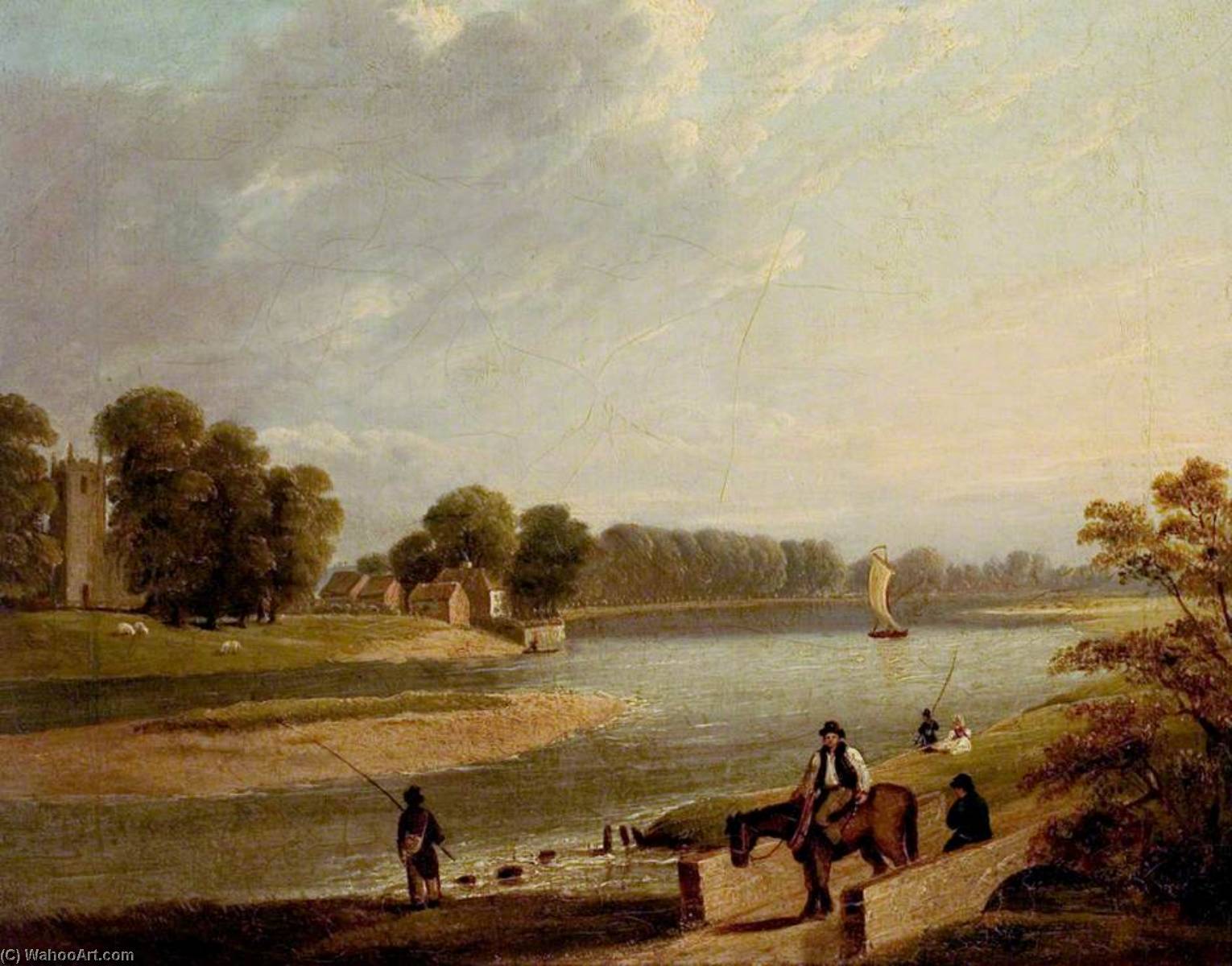 The Trent At Wilford — Thomas Barber
