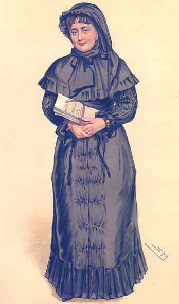 Caricature Of Georgina Weldon. — Leslie Mathew Ward