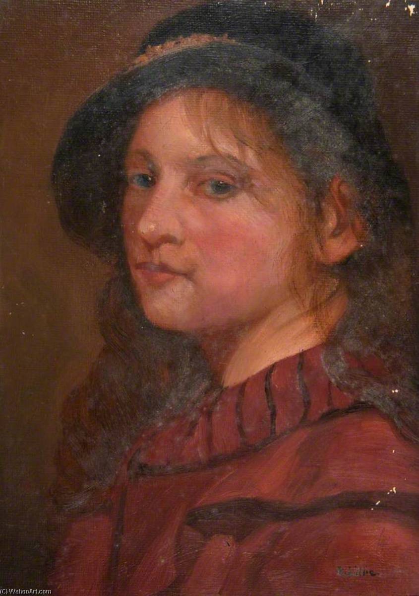 Girl's Head (red Dress) — Robert Lillie