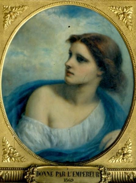 Etude, Tête De Jeune Femme — Pierre Joseph Dedreux Dorcy