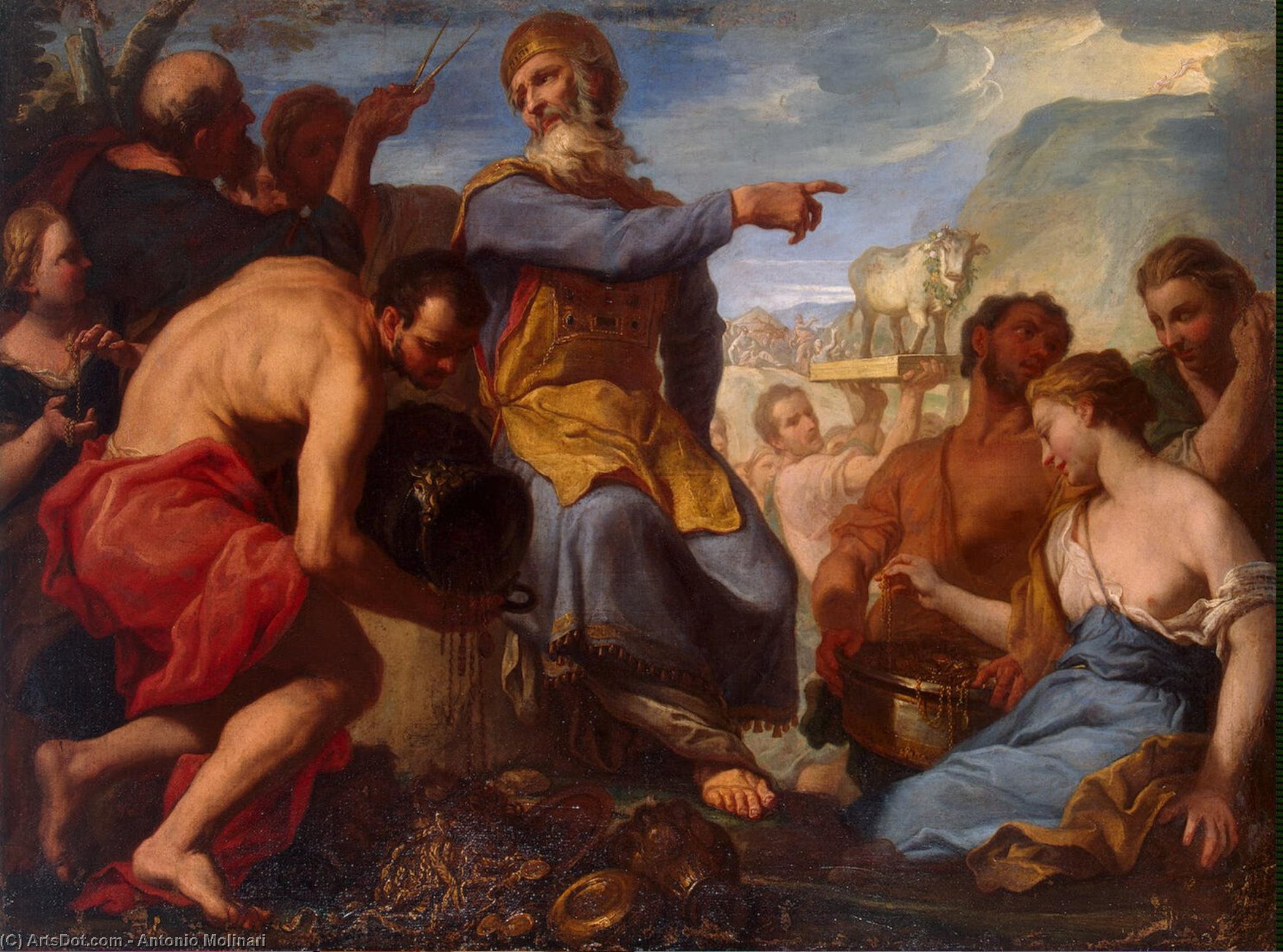 Adoration Of The Golden Calf — Antonio Molinari