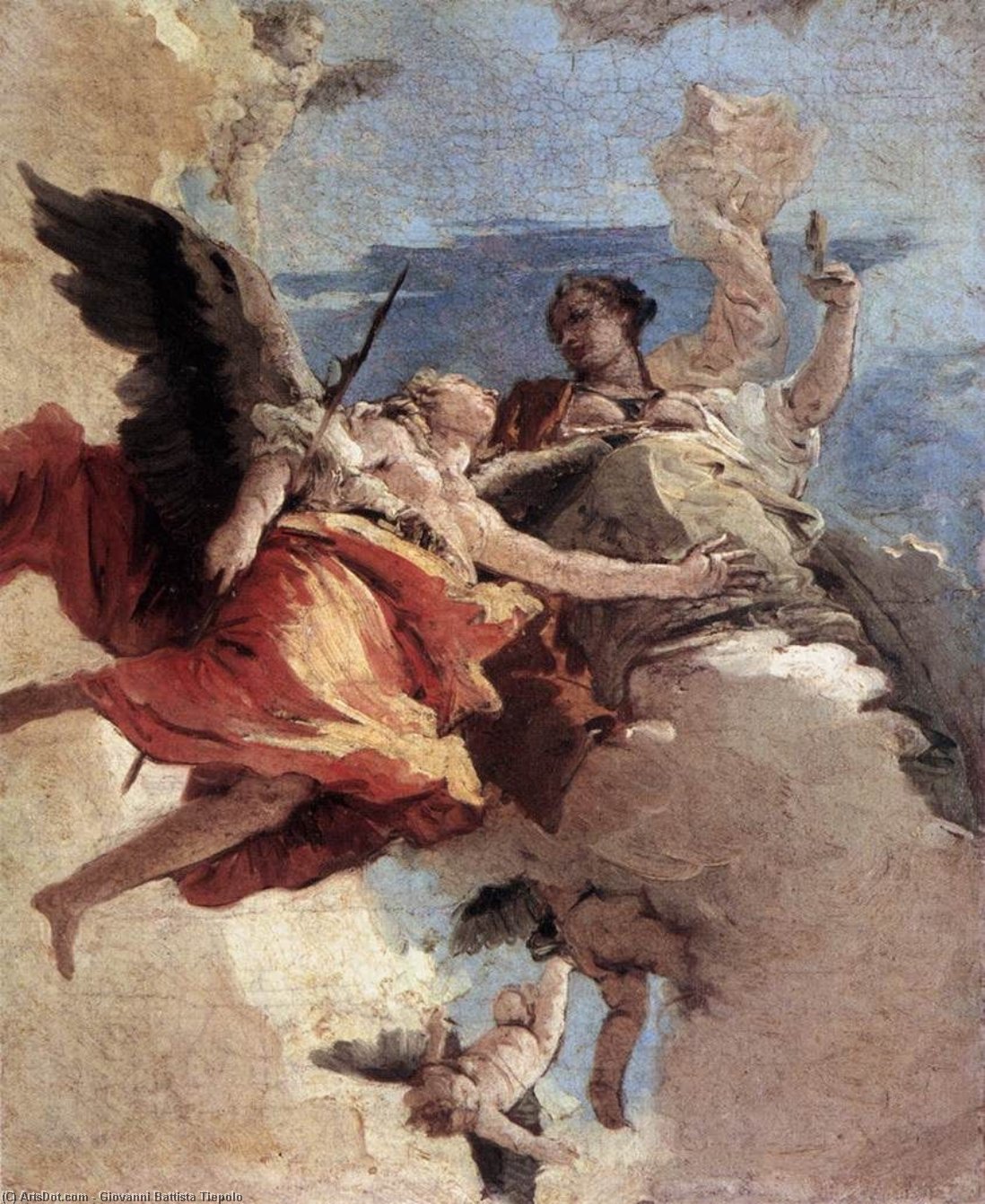 Allegory Of Strength And Wisdom — Giambattista Tiepolo