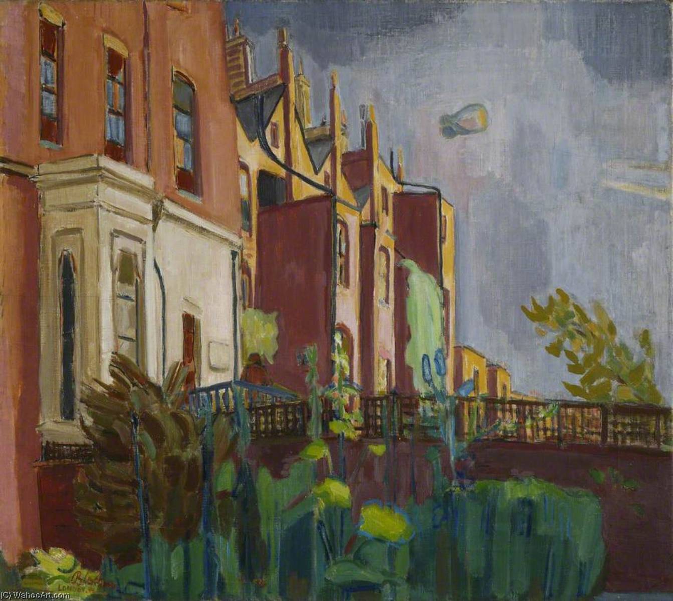 Backs Of Houses, Campden Hill Road — Martin Bloch