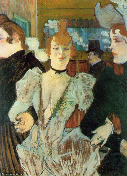 Goulue Two Women — Henri De Toulouse-lautrec