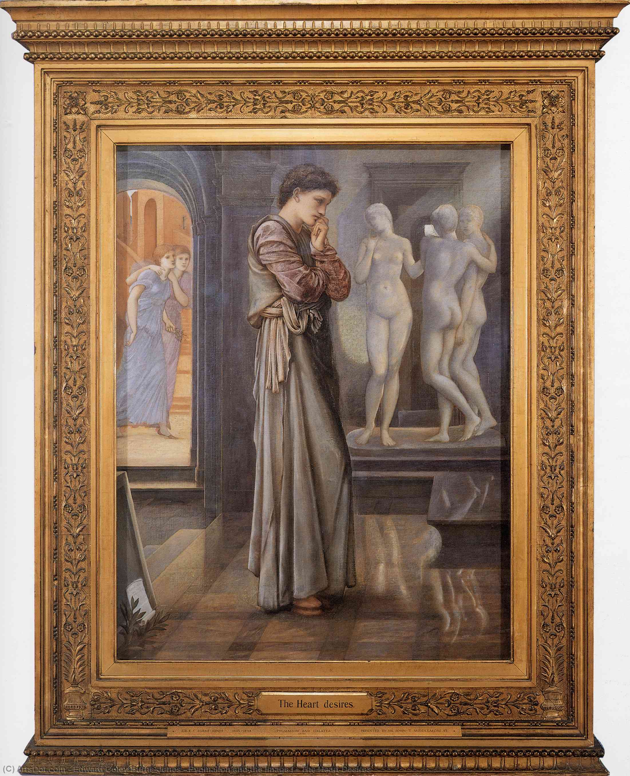 Pigmalión Y La Imagen I - El Corazón Desea — Edward Coley Burne-jones