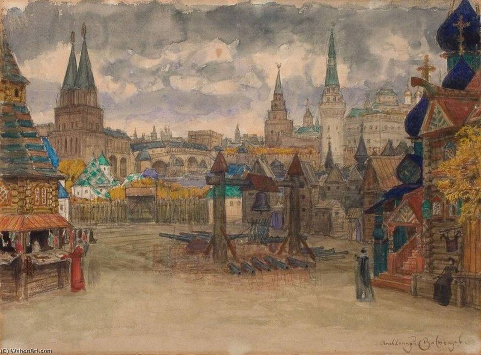 The District Of Marksman Troops In Moscow — Apollinari Vasnetsov