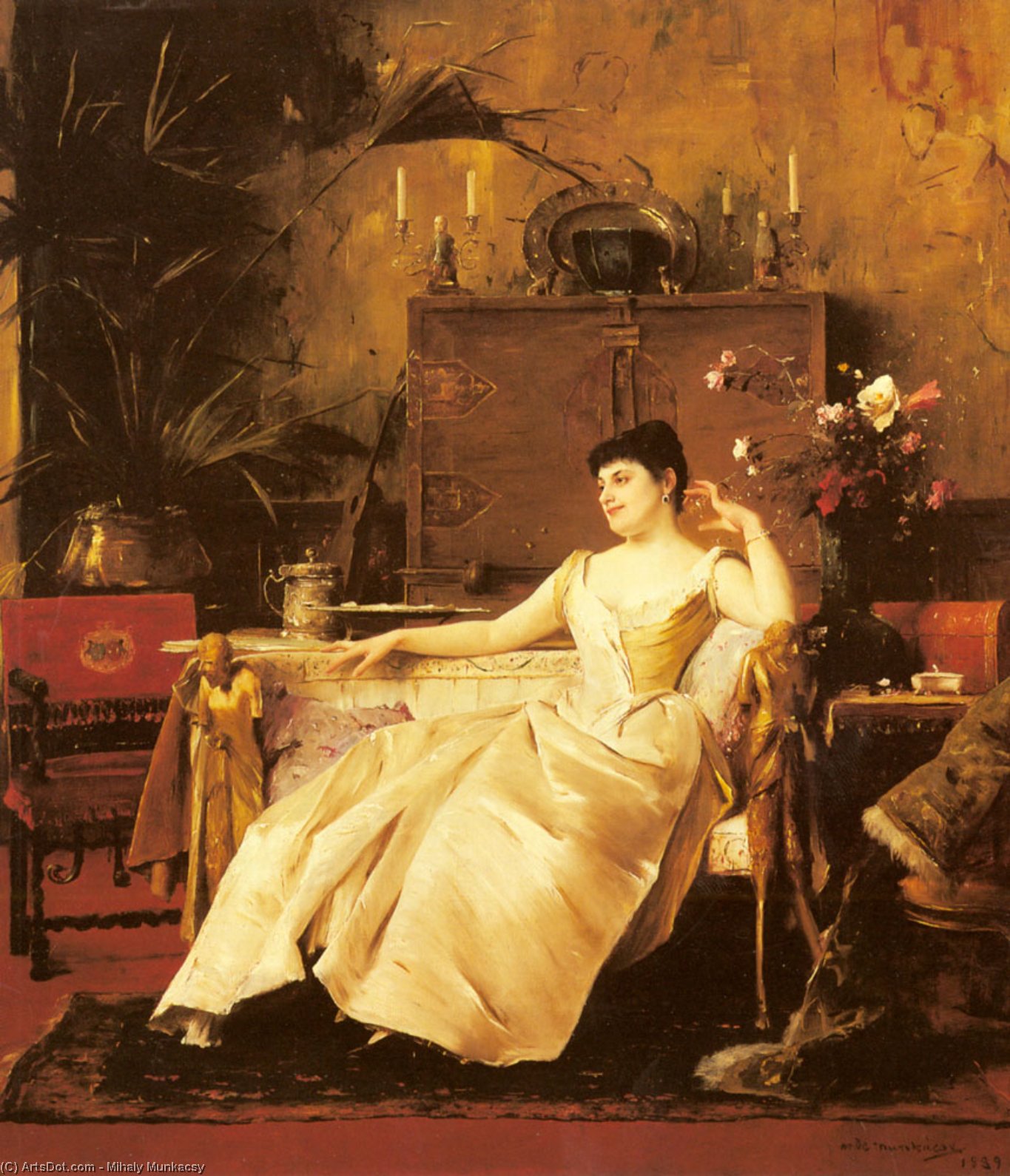 A Portrait Of The Princess Soutzo — Mihály Munkácsy