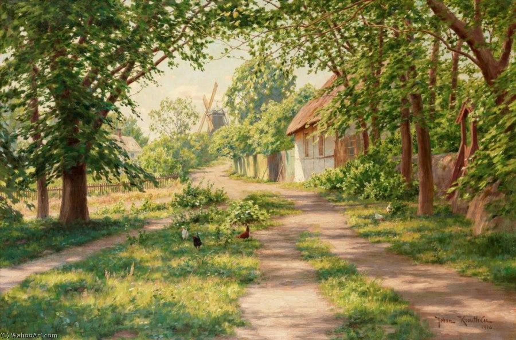 Farm With Windmill — Johan Krouthén